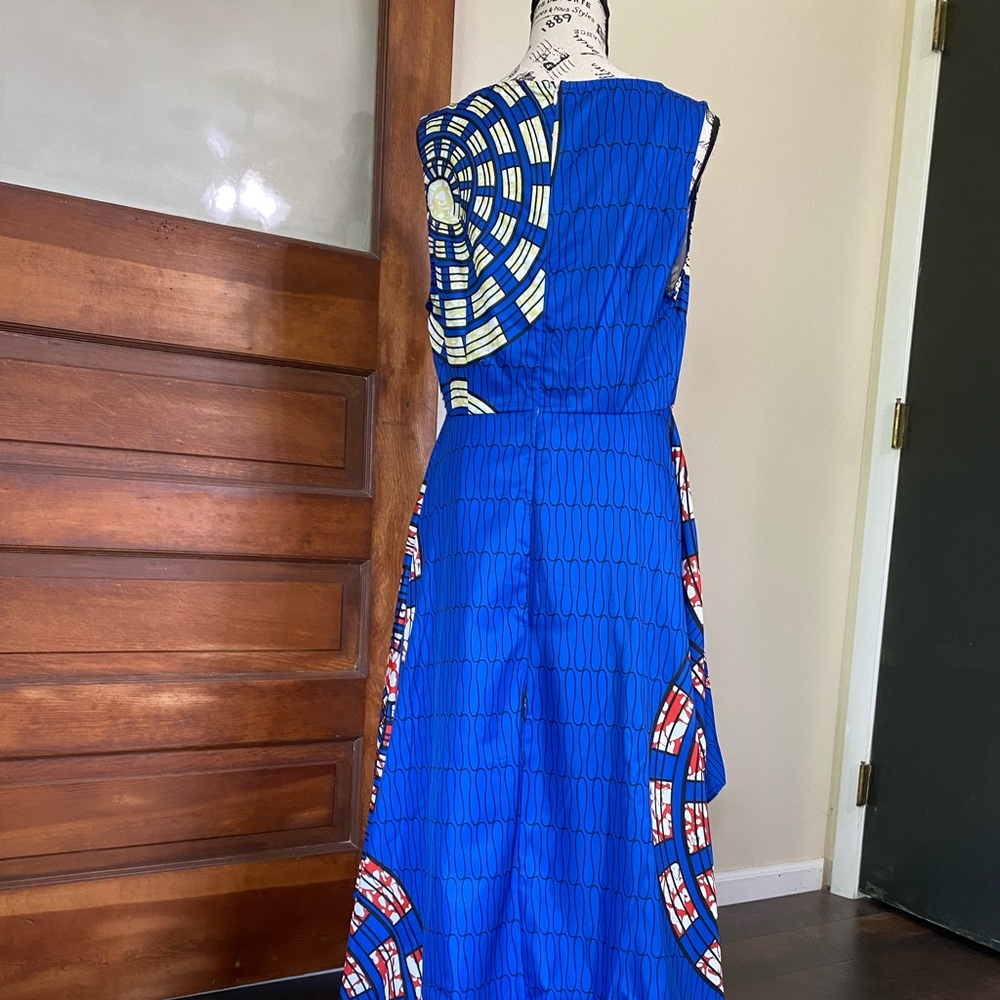 NWOT Inorin High Low Dashiki Sleeveless Dress - Picture 3 of 9
